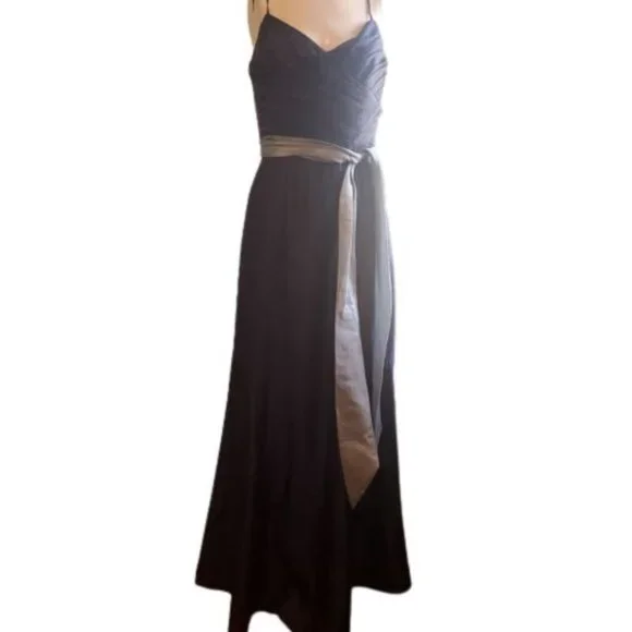 princess polly baby blue dress Forever Yours International | Dresses | Forever Yours International Womens  Blue Tie Waist Bridesmaid Maxi Dress Size 6